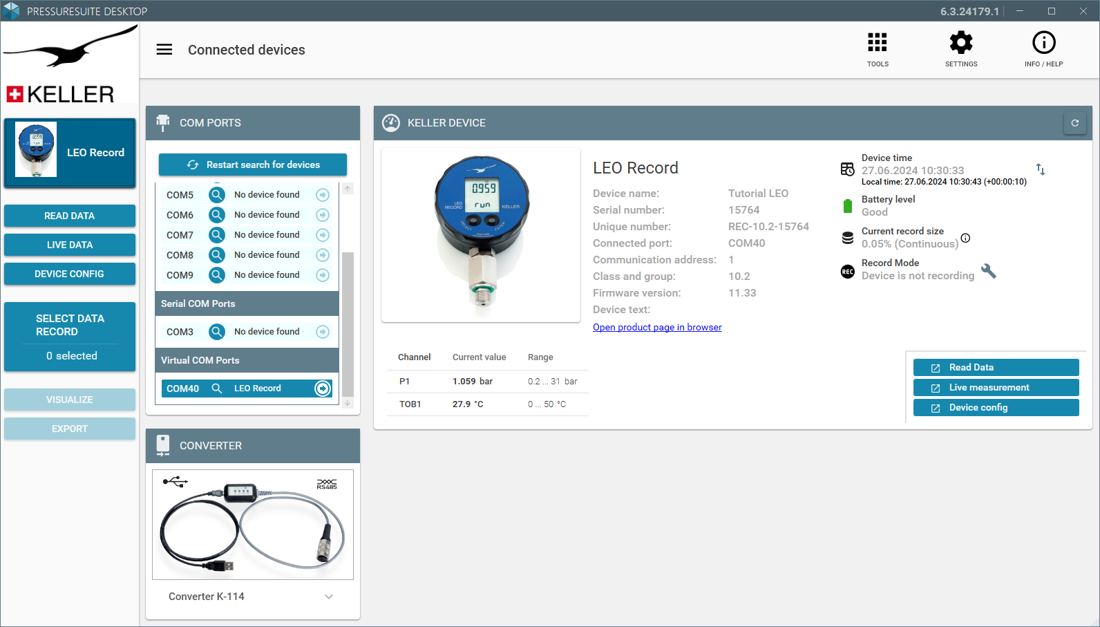 Device overview