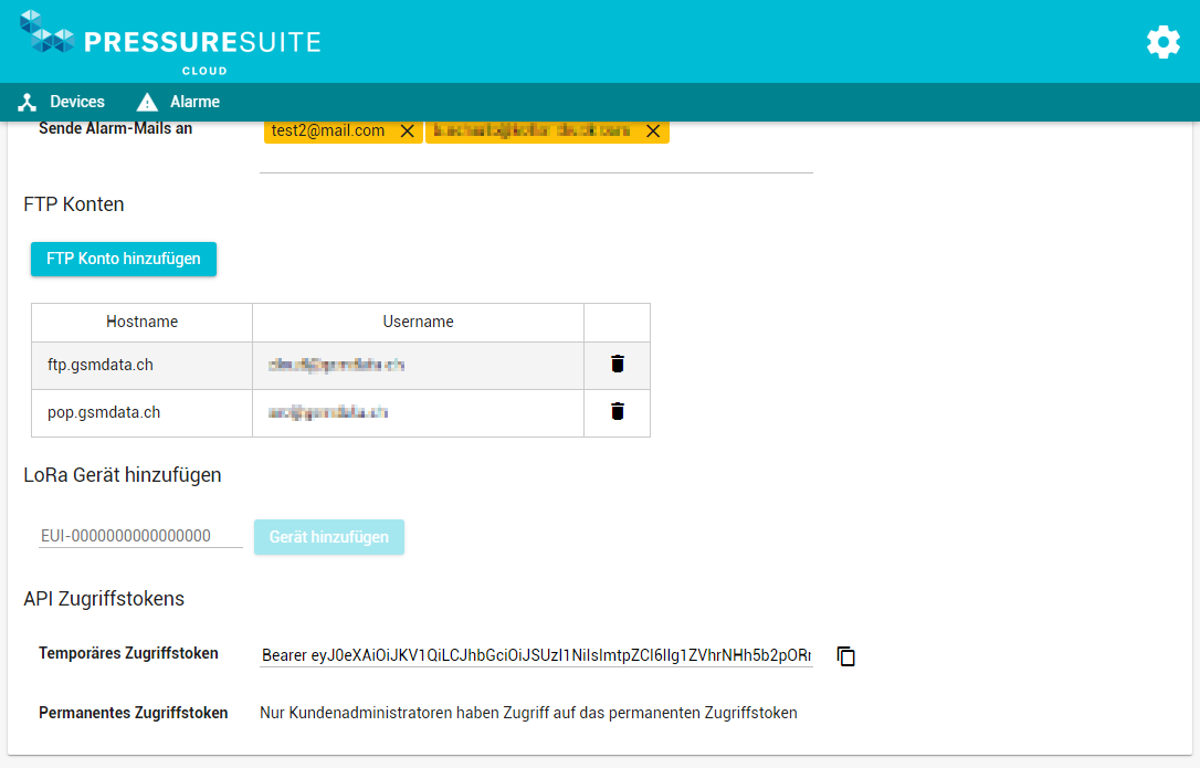 Add FTP account for auto-assignment of devices