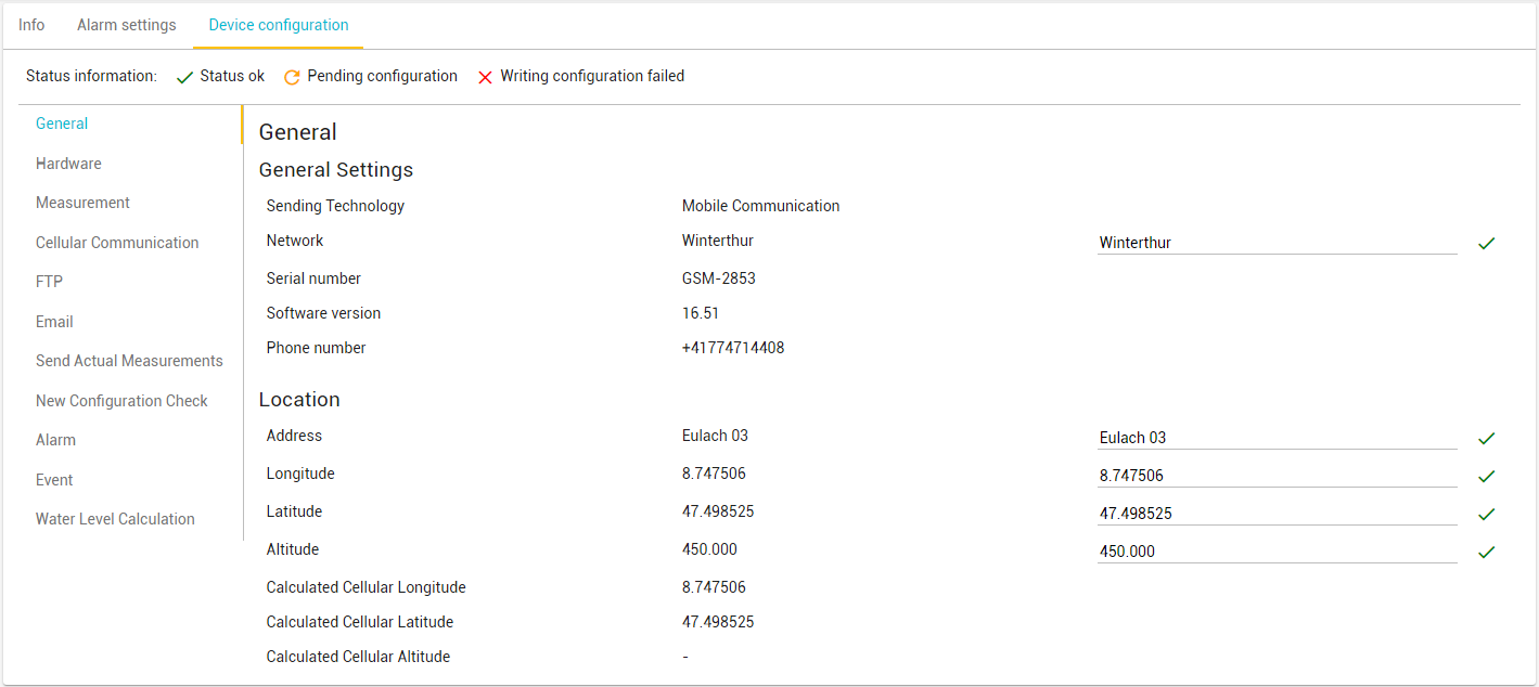 Device Configuration