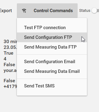 Do manually send a config file picture