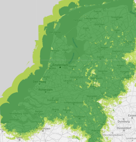 Netherland LoRa Coverage